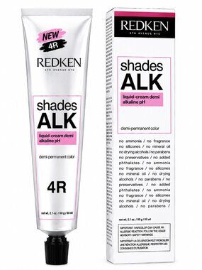 Redken Shades ALK Liquid Cream Demi Permanent Hair Color 4R 2.1 oz